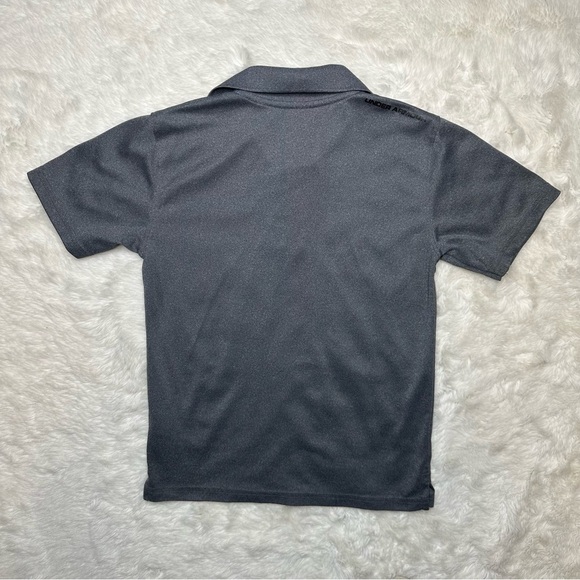 Under Armour Polo Shirt Collared Dark Grey Size 7 - Picture 11 of 16